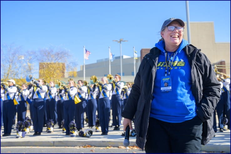 Heidi Sarver retiring after 29 years leading UD Marching Band